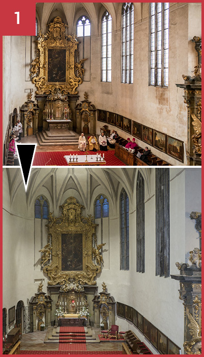 Praha 1 – Hradčany  –  Obnova interiéru kostela Všech svatých na Hradě pražském