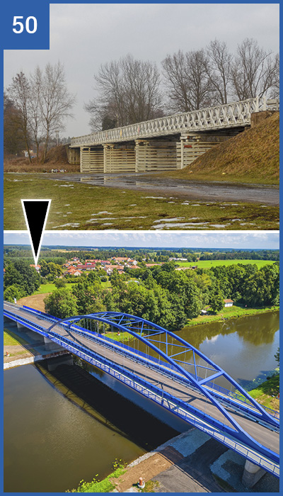 Valy nad Labem  –  Silniční most přes Labe