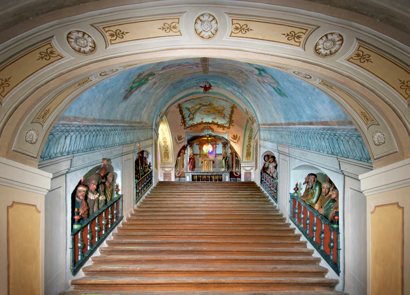 Loreta Rumburk kaple Svatých schodů stav po obnově 2013 foto Jiří Stejskal