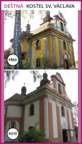 Dubá-Deštná, kostel sv. Václava