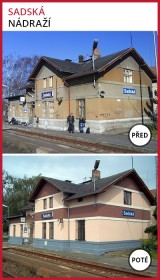 Sadská, nádraží