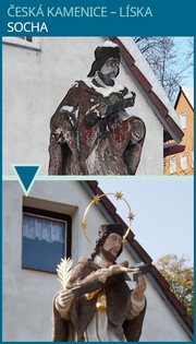 Česká Kamenice – Líska – socha