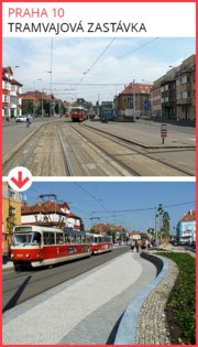 Praha 10 – tramvajová zastávka