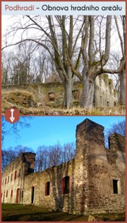 Podhradí – Obnova hradního areálu