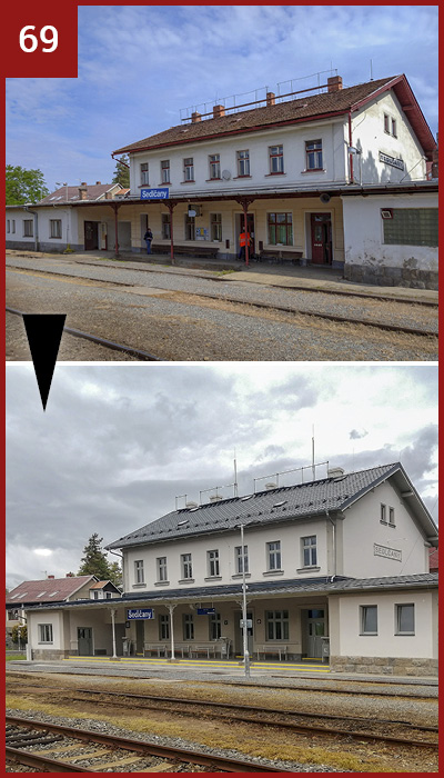Sedlčany  –  Oprava výpravní budovy železniční stanice