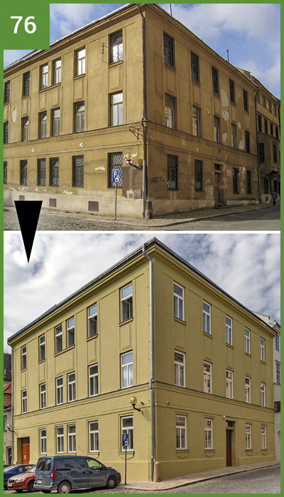 Jihlava  –  Rekonstrukce domů U Mincovny 6 a 8