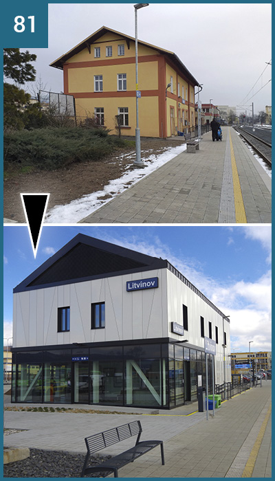 Litvínov  –  Oprava a modernizace nádraží