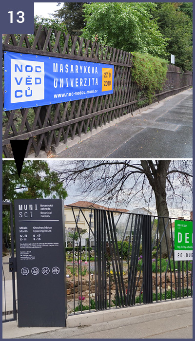 Brno  –  Nový plot kolem Botanické zahrady