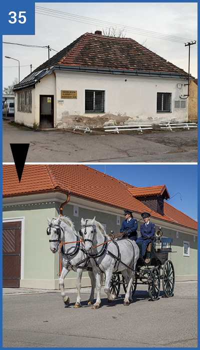 Kladruby nad Labem  –  Rekonstrukce objektů bývalé vrátnice Národního hřebčína