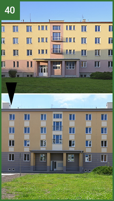Klatovy  –  Rekonstrukce bývalé vojenské ubytovny
