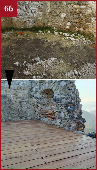 Čachtice  –  Čachtický hrad – Rekonštrukcia obytnej veže a časti Východného paláca